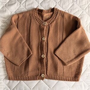 Babaa cardigan no66 roasted fig
